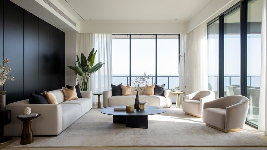 black accent wall ideas
