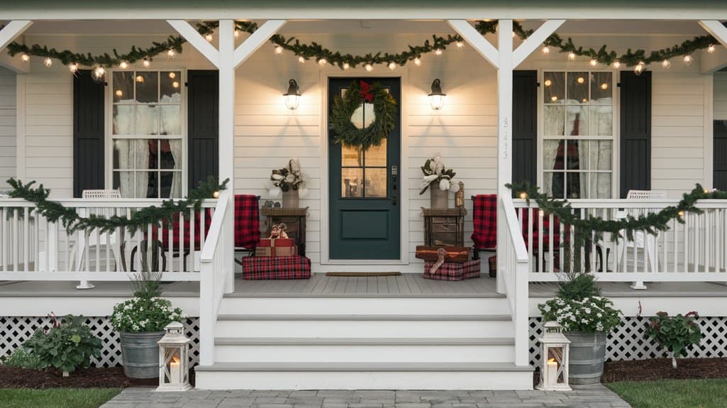 creative christmas porch decorations