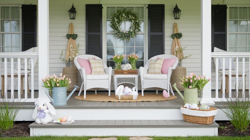 easter themed porch decorations ideas