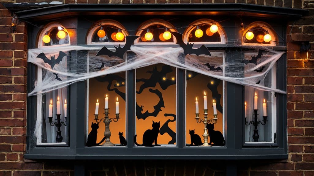halloween window decoration ideas