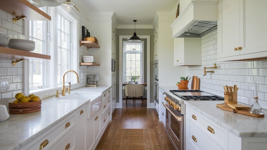 inspiring galley kitchen designs