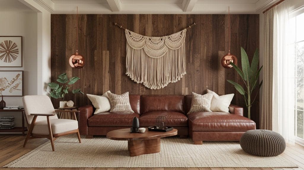 stylish brown living room inspiration