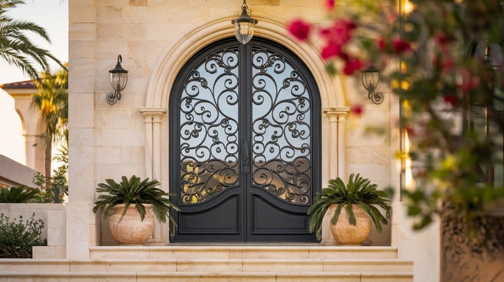 stylish iron door designs