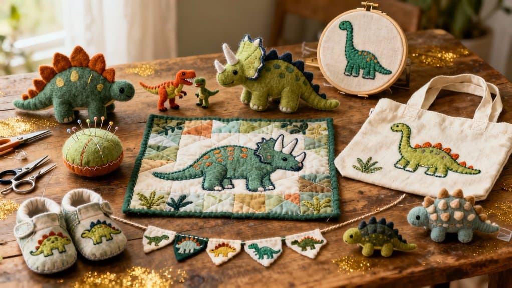 dinosaur themed sewing projects ideas