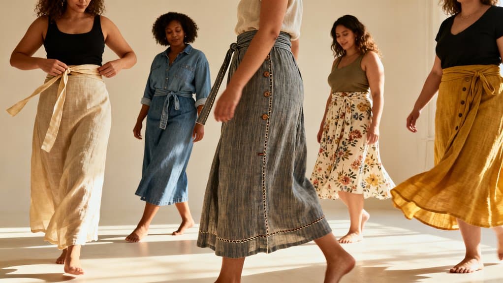 wrap skirt sewing ideas
